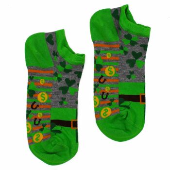 BamSL-20F-M - M/L Hop Hare Bamboo Socks Low (41-46) - Lucky Socks - Vendu en 3x unité/s par extérieur 1