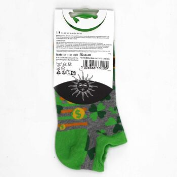 BamSL-20F-M - M/L Hop Hare Bamboo Socks Low (41-46) - Lucky Socks - Vendu en 3x unité/s par extérieur 3