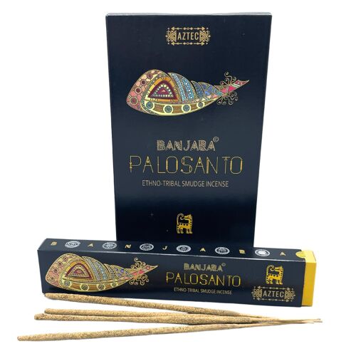 BanjSI-01 - Banjara Tribal Smudge Incense - Palo Santo - Sold in 12x unit/s per outer