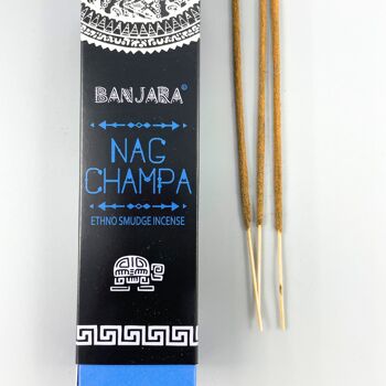 BanjSI-06 - Encens Tribal Smudge Banjara - Nag Champa - Vendu en 12x unité/s par extérieur 3