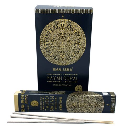 BanjSI-09 - Banjara Tribal Smudge Incense - Mayan Copal - Sold in 12x unit/s per outer