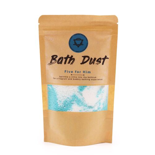 BAS-03 - Five for Him Bath Dust 190g - Sold in 5x unit/s per outer