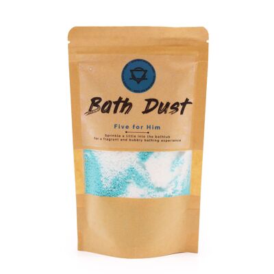 BAS-03 - Five for Him Bath Dust 190g - Venduto in unità 5x per esterno