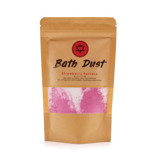 BAS-32 - Strawberry Pavlova Bath Dust 190g - Sold in 5x unit/s per outer