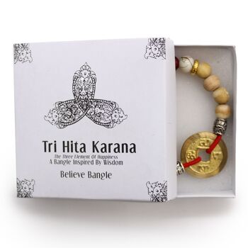 BBA-01 - Bracelet Tri Hita Karana - Believe - Vendu en 1x unité/s par extérieur 3