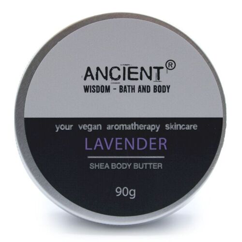 BBEO-01 - Aromatherapy Shea Body Butter 90g - Lavender - Sold in 1x unit/s per outer