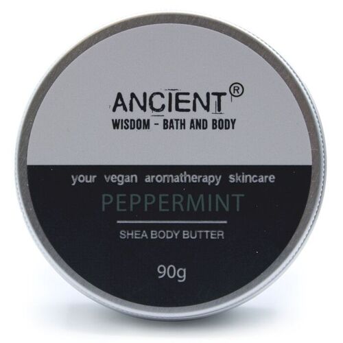 BBEO-05 - Aromatherapy Shea Body Butter 90g - Peppermint - Sold in 1x unit/s per outer