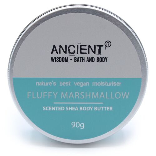 BBFO-06 - Scented Shea Body Butter 90g - Fluffy Marshmallow - Sold in 1x unit/s per outer