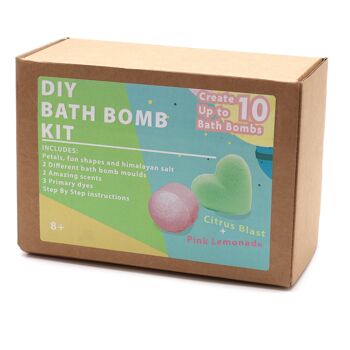 BBKIT-03 - Kit de bombes de bain - Limonade rose et explosion d'agrumes - Vendu en 1x unité/s par extérieur 1