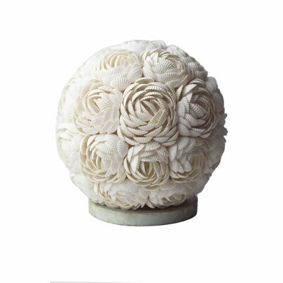 BBSL-01 - Lámpara Boho Sea Shell - Globo de rosas - 15 cm - Se vende en 1x unidad/s por exterior