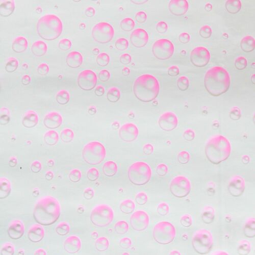 BBWR-08 - Pink Bubbles -  Bath Bomb Wrap 40cm - (200 sheets) - Sold in 1x unit/s per outer