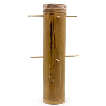 BDS-02 - Support de tube de présentation en bambou 8 piquets - 68x15cm - Vendu en 1x unité/s par extérieur 2