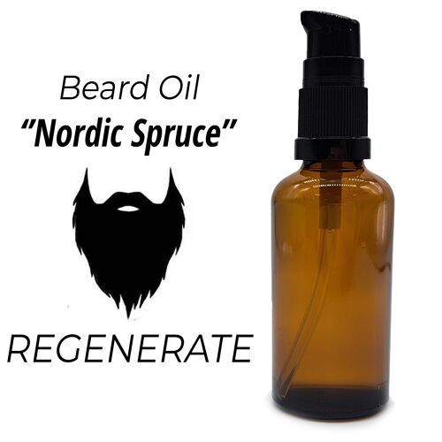 BeardOUL-02 - 50ml Beard Oil - Nordic Spruce - White Label - Sold in 10x unit/s per outer