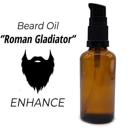 BeardOUL-04 - 50ml Beard Oil - Roman Gladiator - White Label - Sold in 10x unit/s per outer