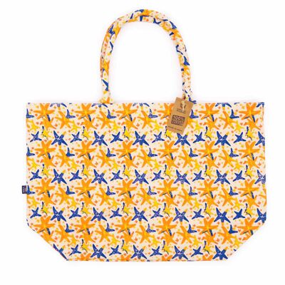 BFPB-01 - Big Bright Bag - Estrella de mar abstracta - Se vende en 1x unidad/s por exterior