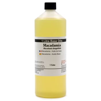 BOz-11 - Huile de Macadamia - 1 Litre - Vendu en 1x unité/s par extérieur