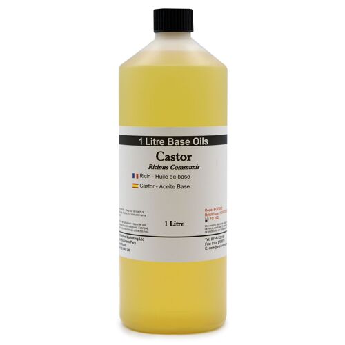 BOz-20 - Castor Oil - 1 Litre - Sold in 1x unit/s per outer