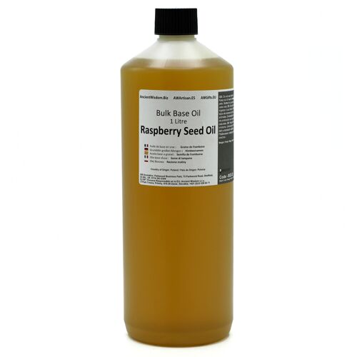 BOZ-32 - Raspberry Seed Oil 1 Litre - Sold in 1x unit/s per outer