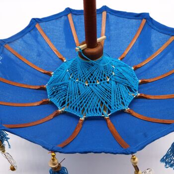 BPAR-10 - Parasol Bali Home Decor - Coton - Bleu - 40 cm - Vendu en 1x unité/s par extérieur 3