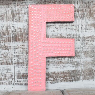 CAL-06 - Lettre "F" - Couleurs assorties - 15 cm - Vendu en 6x unité/s par extérieur