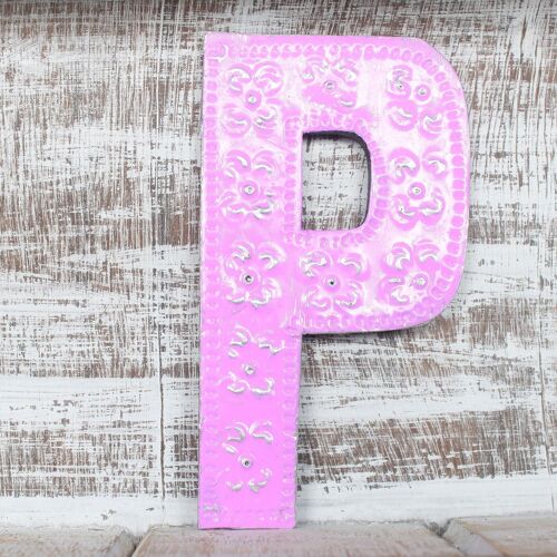CAL-16 - Letter "P" - Assorted Colours - 15cm - Sold in 6x unit/s per outer