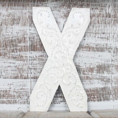 CAL-24 - Lettera "X" - Colori assortiti - 15 cm - Venduto in 6 unità per esterno
