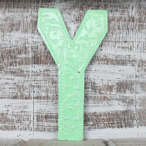 CAL-25 - Letter "Y" - Assorted Colours - 15cm - Sold in 6x unit/s per outer