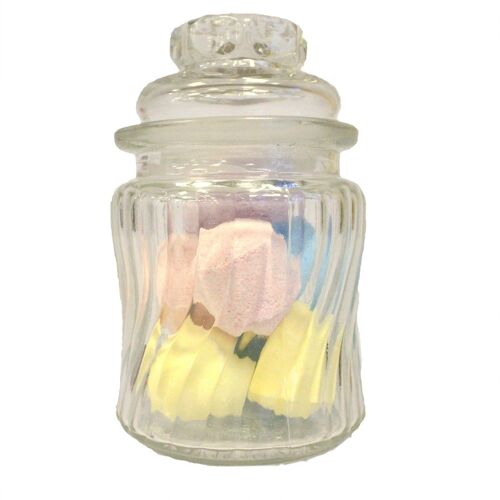 CandyJ-02 - Candy Jars - Swirl Ribs - Sold in 1x unit/s per outer