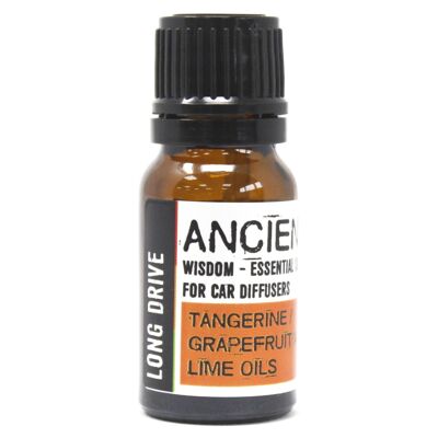 CarEO-04 - Miscela per auto per aromaterapia da 10 ml - Viaggio lungo - Venduto in 1 unità/i per esterno