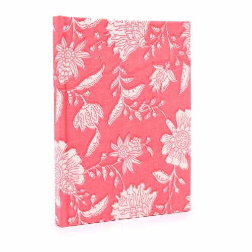 CBN-07 - Cotton Bound Notebooks 20x15cm - 96 pages - Pink Floral - Sold in 1x unit/s per outer