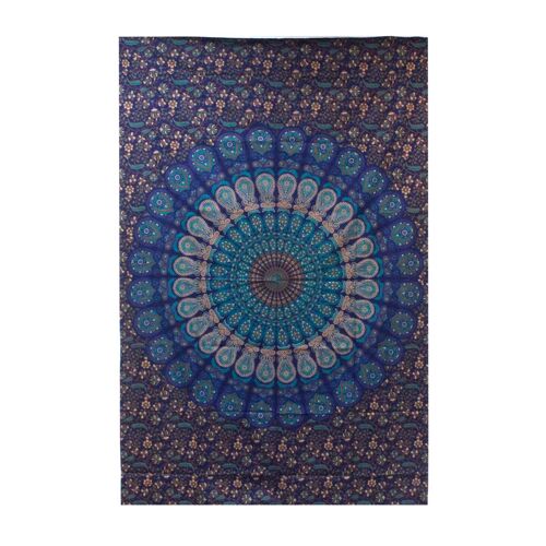 CBWH-01 - Double Cotton Bedspread + Wall Hanging - Classic Mandala - Sold in 1x unit/s per outer