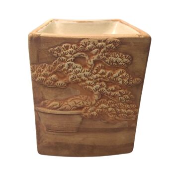 CDes-21 - Brûleur de bonsaï peint à la main - Sable - Vendu en 1x unité/s par extérieur 1