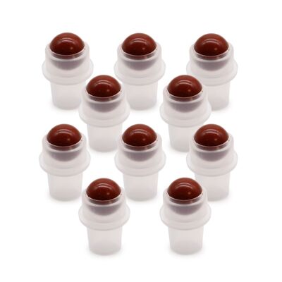 CGRB-15 - Gemstone Roller Tip for Bottle - Red Jasper - Sold in 10x unit/s per outer