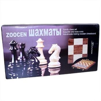 Chess-34 - Ensemble de pièces métalliques Zoocen HQ - 29 cm - Vendu en 1x unité/s par extérieur 2