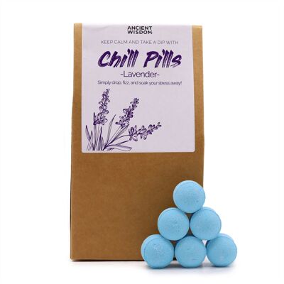 ChillP-02 - Paquete de regalo Chill Pills 350 g - Lavanda - Se vende en 1x unidad/s por exterior