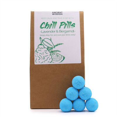ChillP-10 - Paquete de regalo Chill Pills 350 g - Lavanda y bergamota - Se vende en 1x unidad/s por exterior