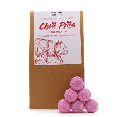 ChillP-14 - Paquete de regalo Chill Pills 350 g - Fresa - Se vende en 1x unidad/s por exterior