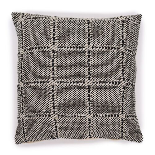 CICC-03 - Classic Cushion Cover - Squares Grey - 40x40cm - Sold in 2x unit/s per outer