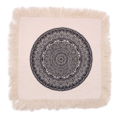 CMC-04 - Traditional Mandala Cushion Covers 45x45cm - Black - Sold in 4x unit/s per outer
