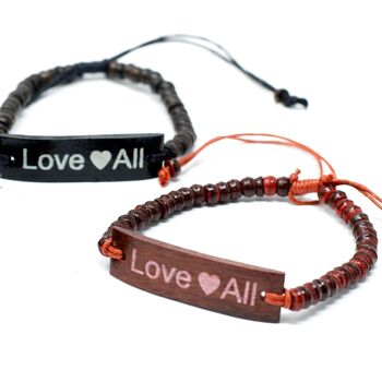 CocoSG-04 - Bracelets Coco Slogan - LoveAll - Vendu en 6x unité/s par extérieur 2