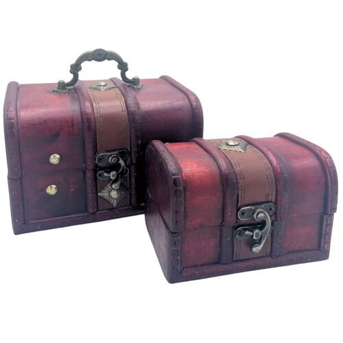 ColB-28 - Treasure Chest - Set of 2 - Natural - Sold in 1x unit/s per outer