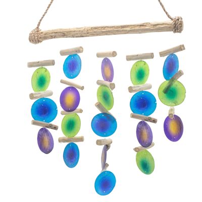 Copi-03 – Green & Purple Driftwood Chime – Verkauft in 1x Einheit/en pro Außenhülle