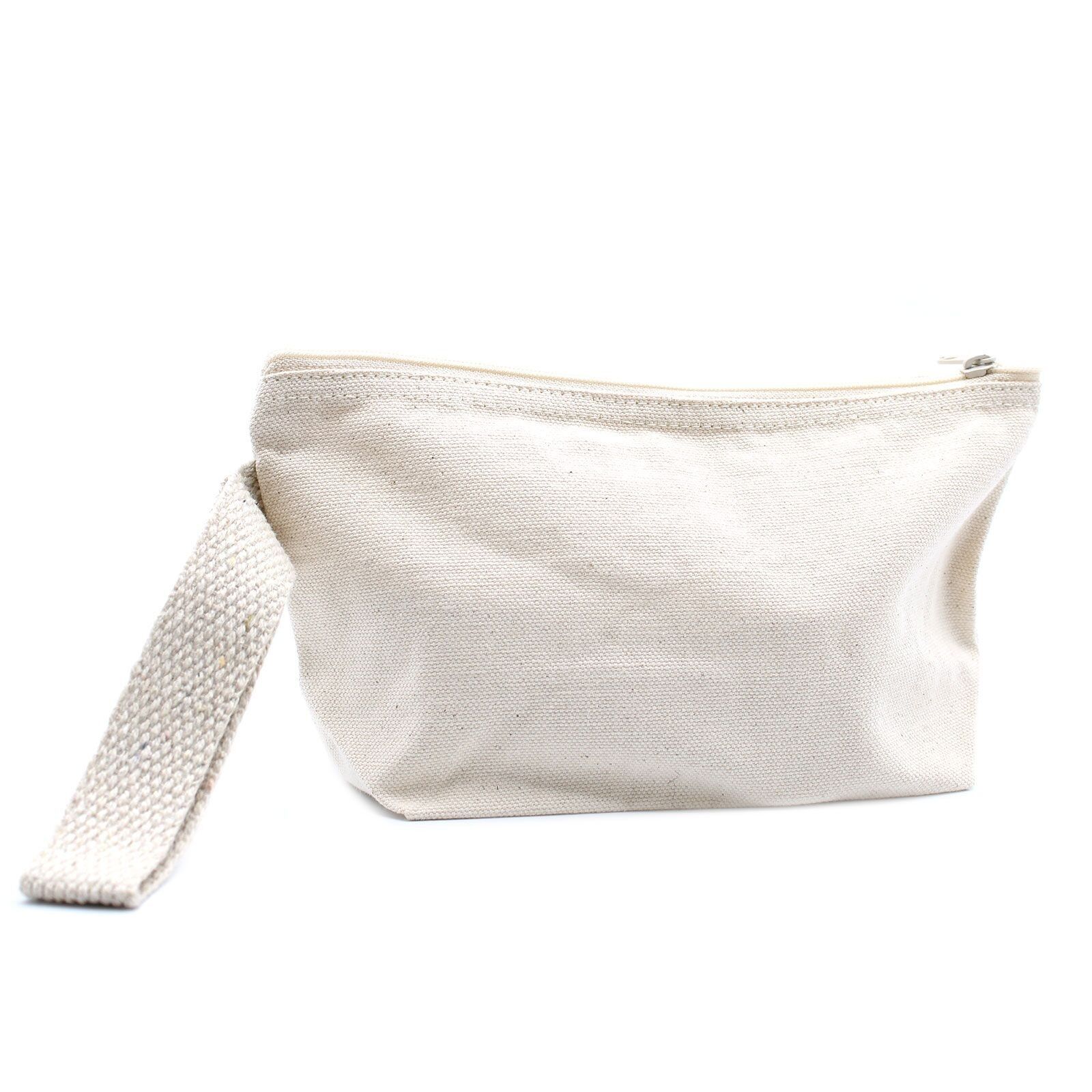 CotTB-09 - Natural Cotton Toiletry Bag 10 oz - Hand Holder - Sold in 6x unit/s per outer