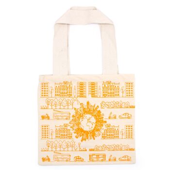 COTT-12 - Grand sac shopping en coton - 38x42cm - City Life - 10oz - Vendu en 1x unité/s par extérieur 1