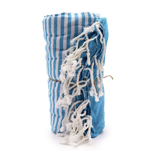 CPT-01 - Cotton Pareo Towel - 100x180 cm - Sky Blue - Sold in 1x unit/s per outer