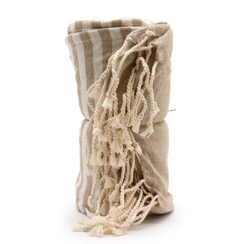 CPT-02 - Cotton Pareo Towel - 100x180 cm - Warm Sand - Sold in 1x unit/s per outer