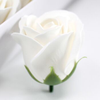 CSFH-01 - Savon aux fleurs pour l'artisanat - Med Rose - Blanc - Vendu en 50x unité/s par extérieur 3