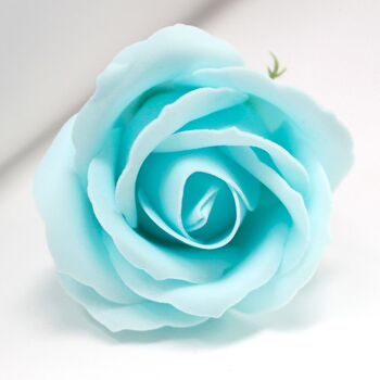 CSFH-04 - Savon aux fleurs pour l'artisanat - Med Rose - Bleu bébé - Vendu en 50x unité/s par extérieur 3