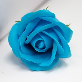 CSFH-05 - Savon aux fleurs pour l'artisanat - Med Rose - Bleu ciel - Vendu en 50x unité/s par extérieur 3