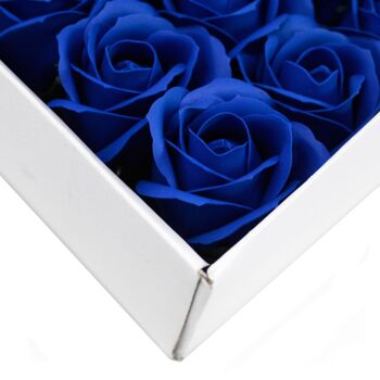 CSFH-06 - Savon aux fleurs pour l'artisanat - Med Rose - Bleu royal - Vendu en 50x unité/s par extérieur 2